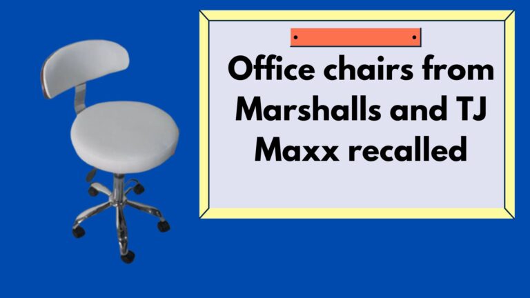 80K office chairs sold at TJ MAXX, Marshalls recalled for safety concerns