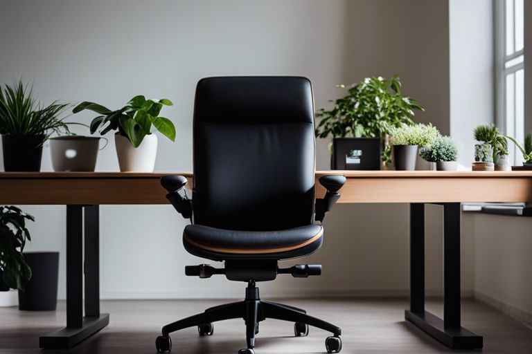 How does a good office chair contribute to a healthier work environment?
